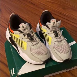 PUMA RS-X (TD) GREY /NEON YELLOW/ NEON ORANGE